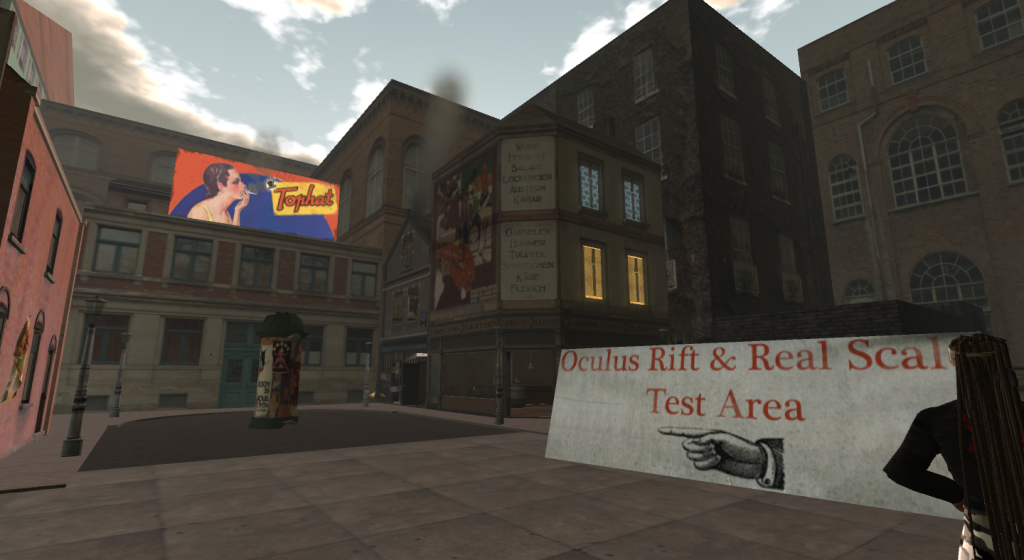 picture of the test area of the Berlin 1920 area in Second Life