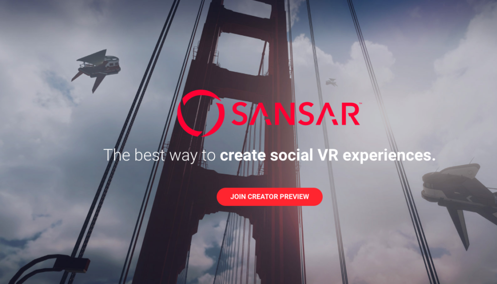 The Sansar website